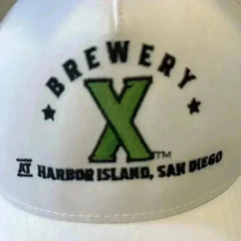 Brewery X SnapBack White Trucker Hat - Picture 2 of 8